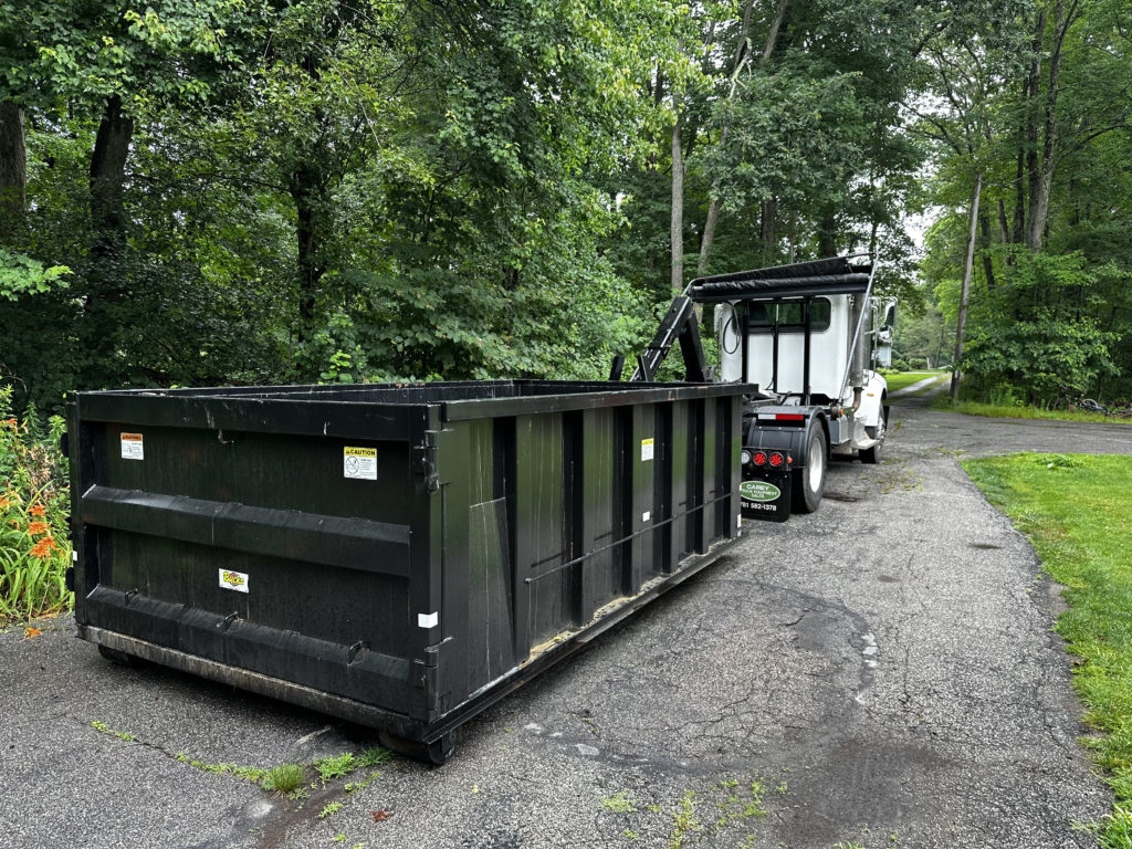 15 Yard Dumpster placed in Brockton, Ma